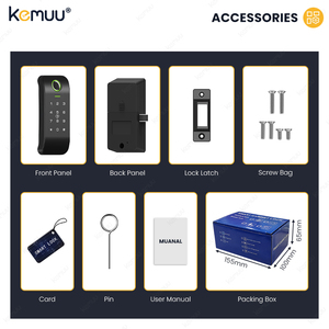 Kemuu ล็อคนิรภัยสำหรับเด็ก, กุญแจใส่รหัสอัจฉริยะล็อคดิจิตอลล็อคอัจฉริยะตู้ลายนิ้วมือ - Product Image 6