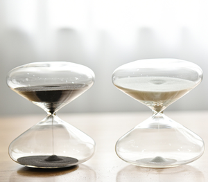 Kreativer Sandtimer in Platteform angepasste Zeit 30 Minuten farbiger Sandtimer Sanduhr