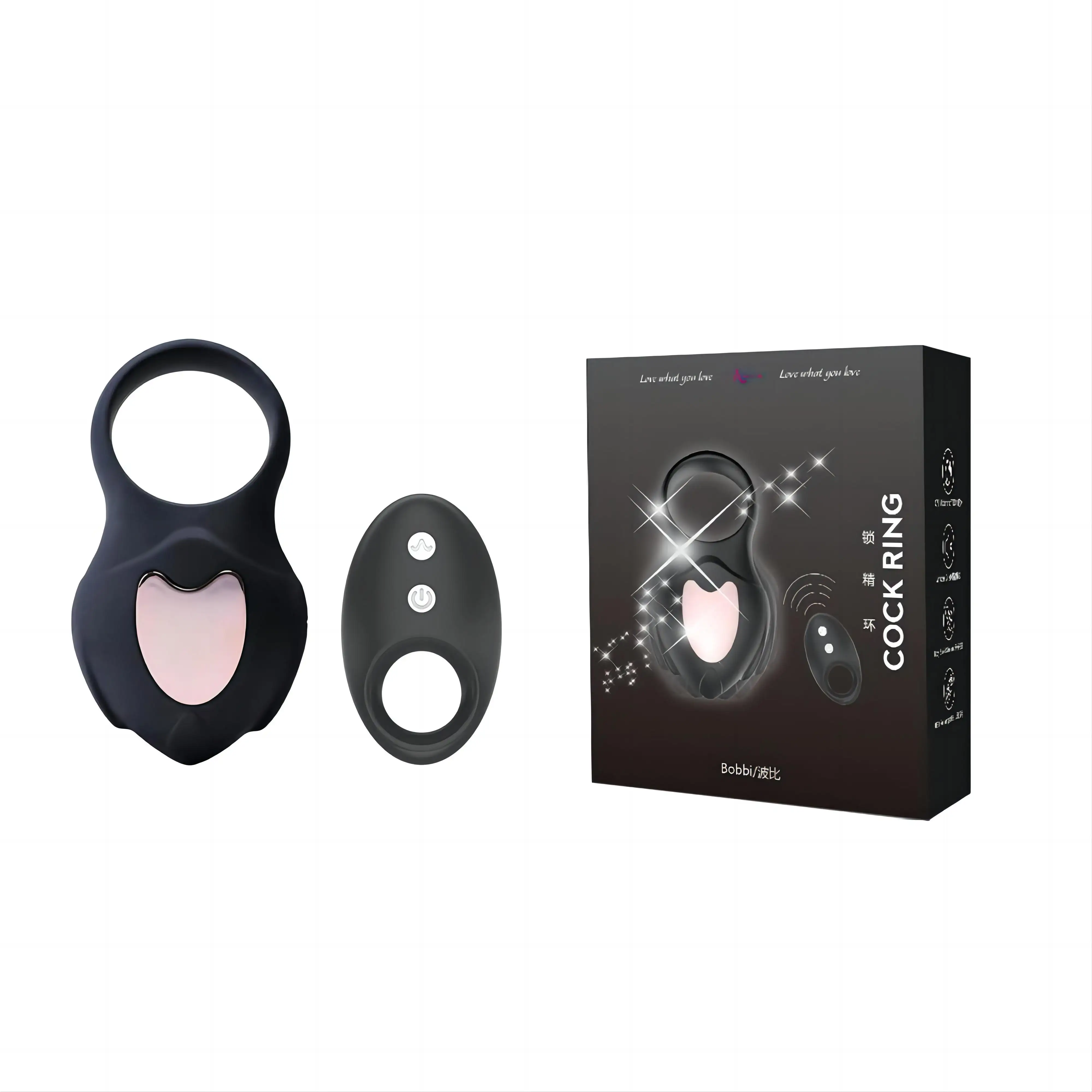 LOVE Aite silicone lock ring wireless remote control ring male sex electric masturbation device