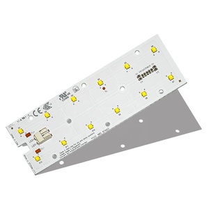 จัดหาโมดูลกลางแจ้ง PCB ZHAGA พร้อมเลนส์ออปติกส์ 2x6 SMD3535 160LM / W โมดูลแสง PCBA - Product Image 1