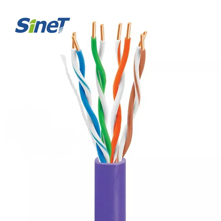 100Mbps 250Mhz Utp Cable Cat 5 24AWG Solid Alloy Wire Cat5e Network Cable High Twisted UTP Category 5 Cables 305m 1000ft Box