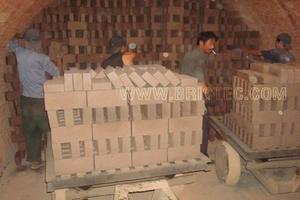Macchinari per la produzione di mattoni a fuoco carrello per lo scarico di mattoni con progettazione e costruzione di Hoffman Kiln - Product Image 6