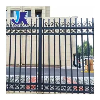 Quality Garden Security Wrought Iron Steel Fence Manufacturer direct sales
