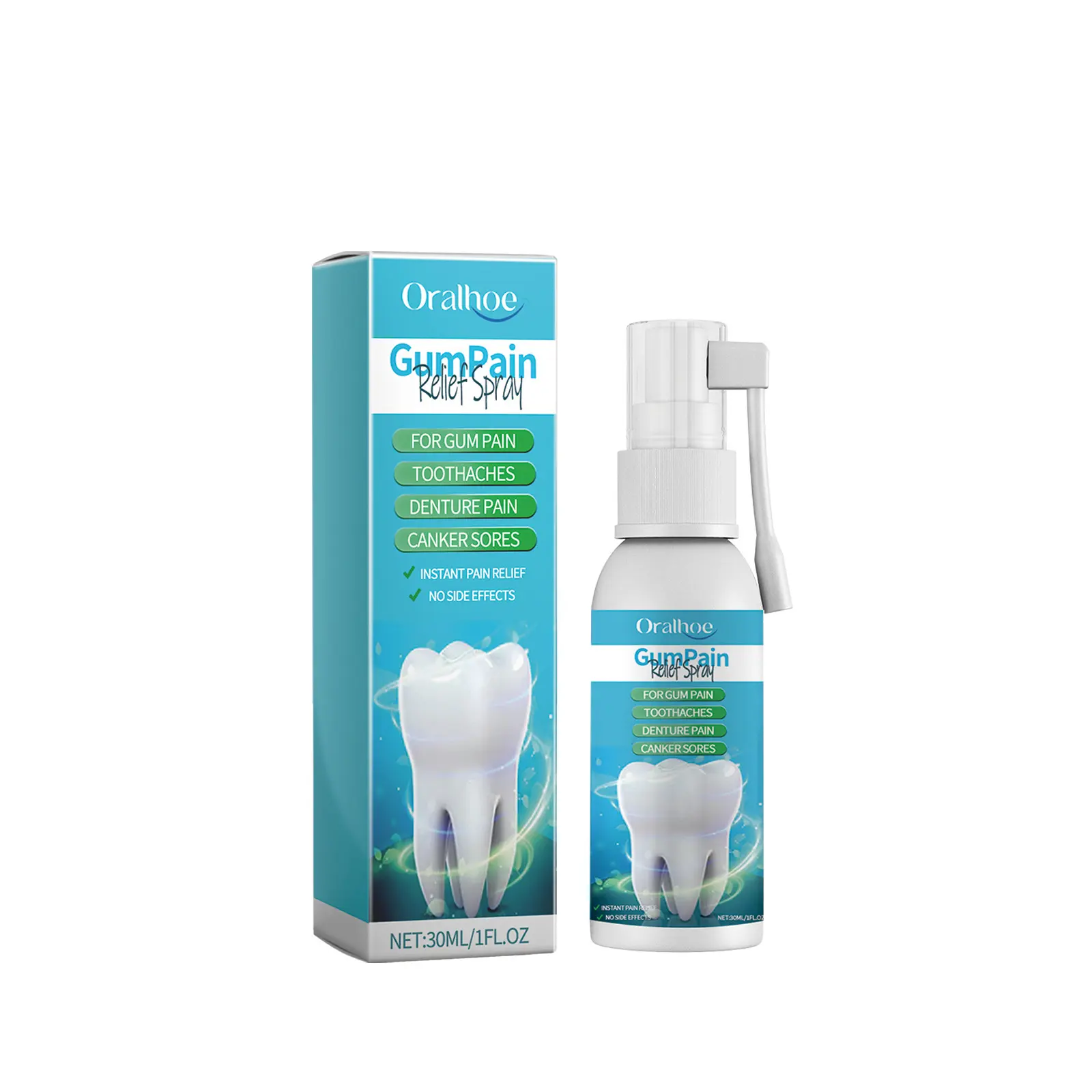 Neuzugang der Mundpflege Zahnfleisch-Spray Zahnfleisch Schmerzen lindernd Vorfall von Geschwürzen geschwollenes Zahnfleisch Spray Zahnfleisch Zahnreparaturflüssigkeit