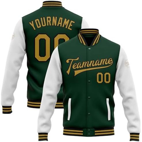 Green-white-old Gold
