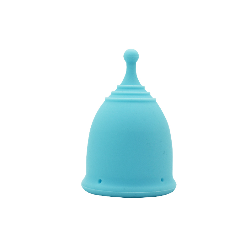 Solid Blue Menstrual Cup