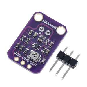 MAX4466 Microphone AGC Amplifier Board <strong>Sound</strong> <strong>Sensor</strong> Module Auto Gain Control Attack for <strong>Arduino</strong> MAX4466 PCB Board Diy Kit