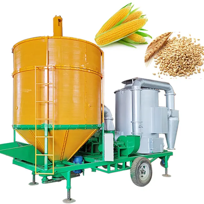 फैक्टरी मूल्य 10-15t कृषि बीज ड्रायर टॉवर मोबाइल चावल सुखाने की मशीन अनाज ड्रायर उपकरण