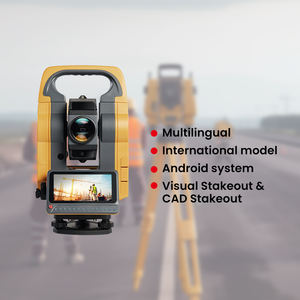 Merhaba-hedef HTS-720 toplam istasyon uluslararası Model 1000m prizma-ücretsiz aralığı çok dilli ölçme aleti - Product Image 2