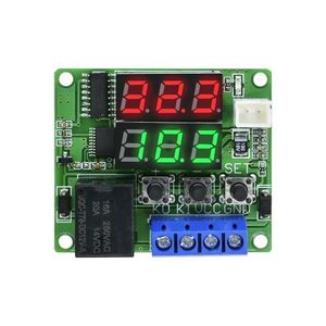 W1219 LED Dual Digital Tube Thermostat Relay Output 12V <strong>NTC</strong> Multifunction Cycle Timer <strong>Control</strong> Relay Module - Product Image 6