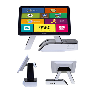 Сенсорный экран Zhongji A6 Posiflex емкостный I3 Checker цена Windows Pos система epos банкоматы с кард-ридером/ - Product Image 4