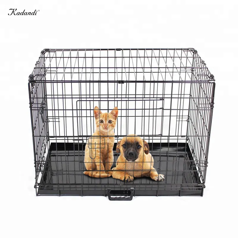 बिक्री के लिए उच्च गुणवत्ता OEM आयत टिकाऊ कुत्ते पिंजरों बक्से लोहे बड़े कुत्ते के लिए कुत्ते के पिंजरे