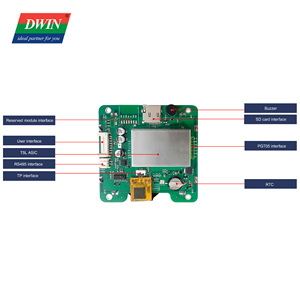DWIN 3.5 pollici 640*480 pixel risoluzione 16.7M colori IPS-TFT-LCD supportare RS232 e RS485 lavorare con Arduino/STM/ESP - Product Image 3