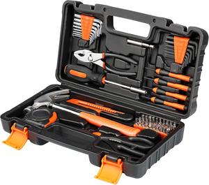 Peaktop 126件套通用手动工具包，带塑料工具箱储物箱，手动工具包 - Product Image 2