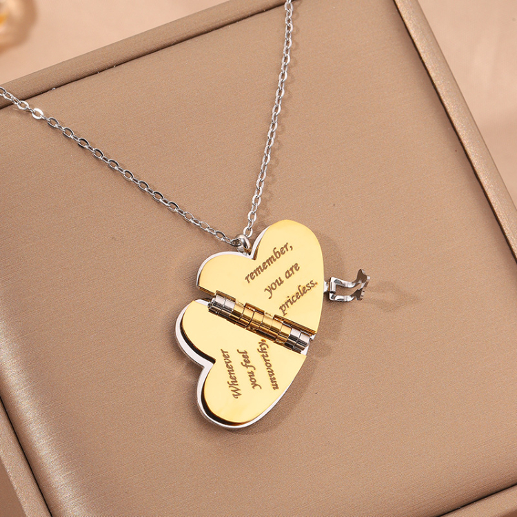 #2(Gold Silver Hearted Little Star for daughter)