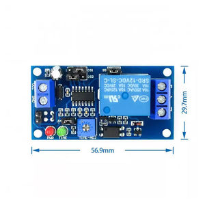 Delay relay module, 5V12V normally open trigger delay switch relay module delay <strong>circuit</strong> <strong>timed</strong> vibration alarm module - Product Image 6
