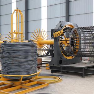 CNC Steel bar Pile Cage Welding <strong>Machine</strong> with Automatic Welding Robot - Product Image 4