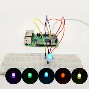 Angemessenes Starter-Kit für Raspberry Pi 4 2 Modell B/B LCD1602 Motor C Python-Code Anfänger handbuch-Smart Robot