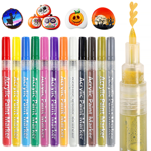 Art <strong>Marker</strong> Colors <strong>Markers</strong> Set <strong>Permanent</strong> Art <strong>Markers</strong> Fine Bullet and <strong>Chisel</strong> Point <strong>Tips</strong> - Product Image 1
