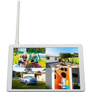 Sistema DE SEGURIDAD inalámbrico de 4 canales, 4 cámaras de 2MP, pantalla 10,1, visión nocturna, detección de movimiento, Audio bidireccional, sensor CMOS NVR - Product Image 2
