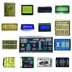 Benutzer definierte TN6-Digit 7-Segment-LCD-Anzeige Schwarzer Hintergrund Weißer Text Segment code für industrielle Anzeige instrumente - Product Image 1