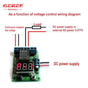 Dc 12 Volt rilevamento della tensione di controllo tempo relè 0.1S Timer di prova del Monitor con tubo digitale a LED per controllo intelligente - Product Image 2