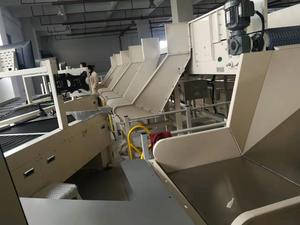 Selezionatrice di scarpe per lo smistamento di abbigliamento trasportatore di smistamento a nastro incrociato con DWS per lo smistamento dei pacchi nel mozzo di smistamento - Product Image 4