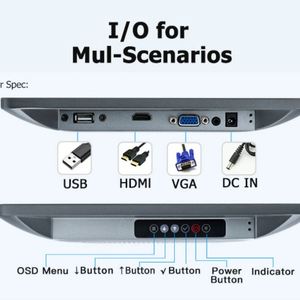 Süper ince duvar montaj ortaklık programları dijital tabela ekran dokunmatik monitör görüntüler - Product Image 5