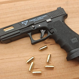 Kim loại đồ chơi súng Keychain thực tế 70mm Đồ chơi súng pistol kim loại tay súng hình dạng Keychain vỏ ejecting jw2 taran chiến thuật G34 TTI G34 - Product Image 5