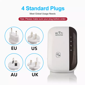 長距離ネットワークWi-Fiルーターエクステンダーワイヤレスwifiエクステンダー信号ブースター300mUkソケットWifiリピーターWifiレンジエクステンダー - Product Image 5
