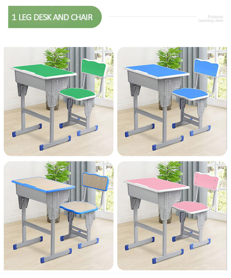 Single leg edging table + chair