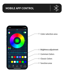 Индивидуальный мини RGB светодиодный контроллер для Bluetooth умное управление освещением и диммер Беспроводное управление для светодиодных ламп - Product Image 6