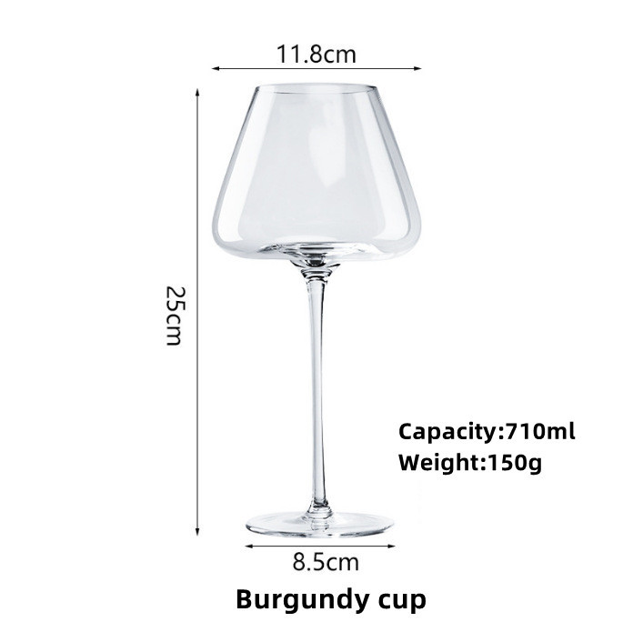 Clea Burgundy Wine glasses 710ML