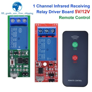 TZT <strong>IR</strong> 1 Channel Infrared Receiver Driving Switch Relay Driver Module Board 5V / 12V + Active <strong>Remote</strong> <strong>Controller</strong> - Product Image 3