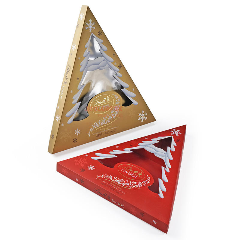 Boîte de chocolat triangle