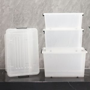 GREENSIDE contenitore 34L di grande capacità contenitore in plastica trasparente multiuso in PP - Product Image 5