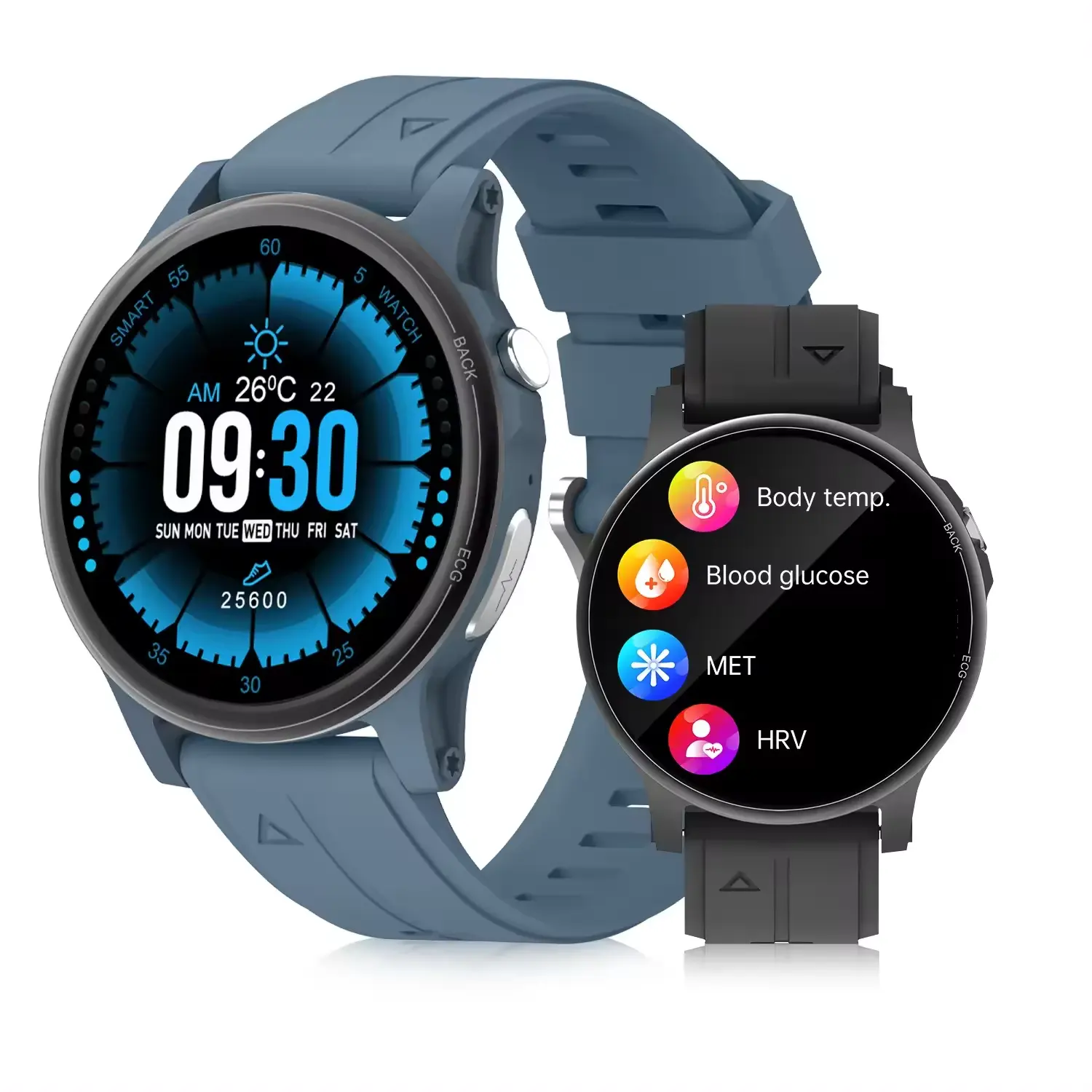 Newest ZL89 Heart Rate Blood Pressure BT call IP68 1.39 Inch Screen ECG Round Lady Fitness Tracker reloj inteligente Smart Watch