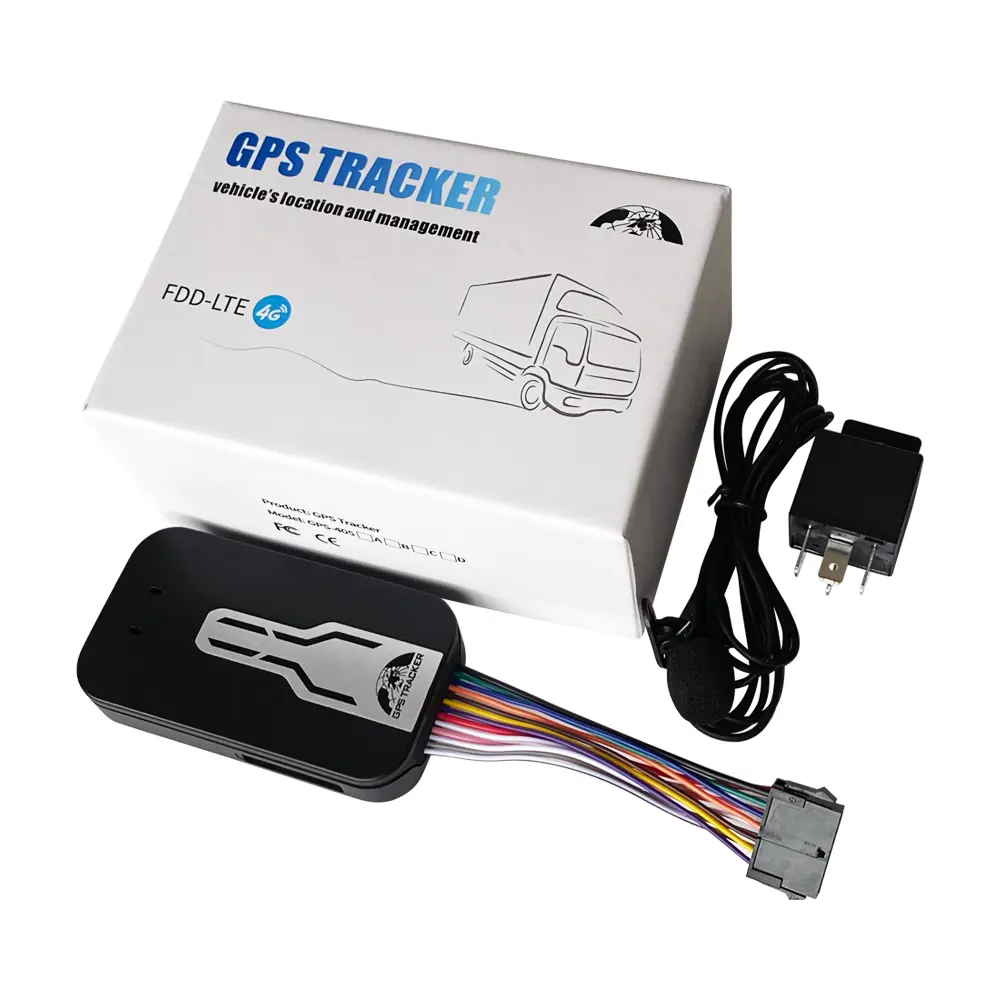 Traqueur GPS 4G avec réservoir de capteur de carburant de niveau à ultrasons de haute précision 0-5V