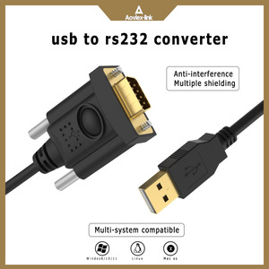 OEM Custom <strong>USB</strong> 2.0 to <strong>Serial</strong> DB9 RS232 FTDI Chip Adapter Converter Cable for Computer, Digital Camera, Scanner, Etc - Product Image 2
