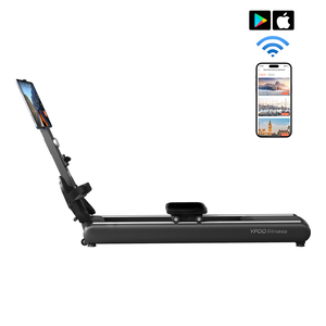 YPOO New Arrival Rowing Machine Self-generating Foldable Smart Rowing Machine Gym Equipment 2kg Flywheel Rower <strong>V2</strong> with <strong>Free</strong> App - Product Image 6