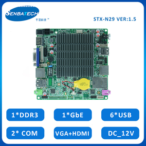 Mini Itx Motherboard with PS2 SIM Card Slot <strong>Ddr3</strong> <strong>Sdram</strong> DC 12V MB J1900 Mini Itx Rs232 - Product Image 2