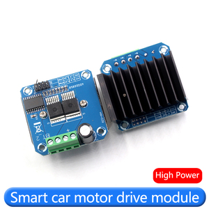 BTS7960 Hochleistungs-Smart-Car-Motor treiber platinen modul mit 43A-Strombegrenzungssteuerung und Halbleiter kühlung - Product Image 4