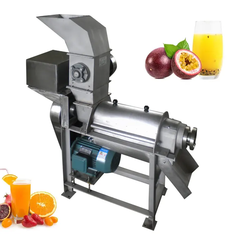 Máquina de procesamiento de exprimidor industrial y máquina de jugo de piña Máquina comercial para hacer jugo de fruta
