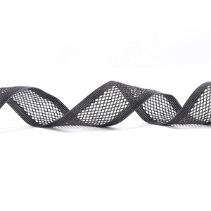 شريط شبكي رمادي مقاس 2.7 سم مصنوع من البوليستر ويتميز بالمرونة المتناهية الصغر - Product Image 5