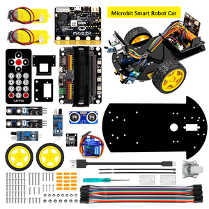 LAFVIN Microbit Smart Robot Car micro bit car kit Programación Student Learning kit con micro: Bit Board - Product Image 3