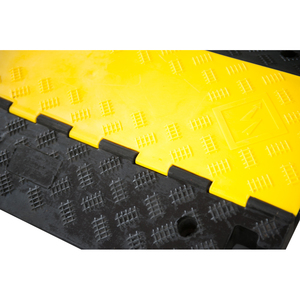 Açık ağır 5 kanal zemin kauçuk rampa kablo koruyucu yol güvenliği için - Product Image 2