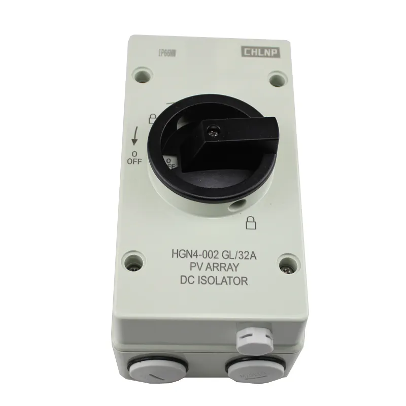 DC1200V Solar Isolator Switch 3 Pole 4 Pole 32A