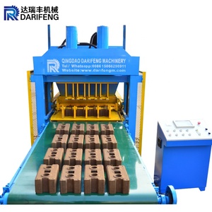 DF4-10 hidrolik sıkıştırılmış süper kil birbirine kolay hindistan'da şanzıman en iyi fiyat ile tuğla blok yapma makinesi işletmek - Product Image 1