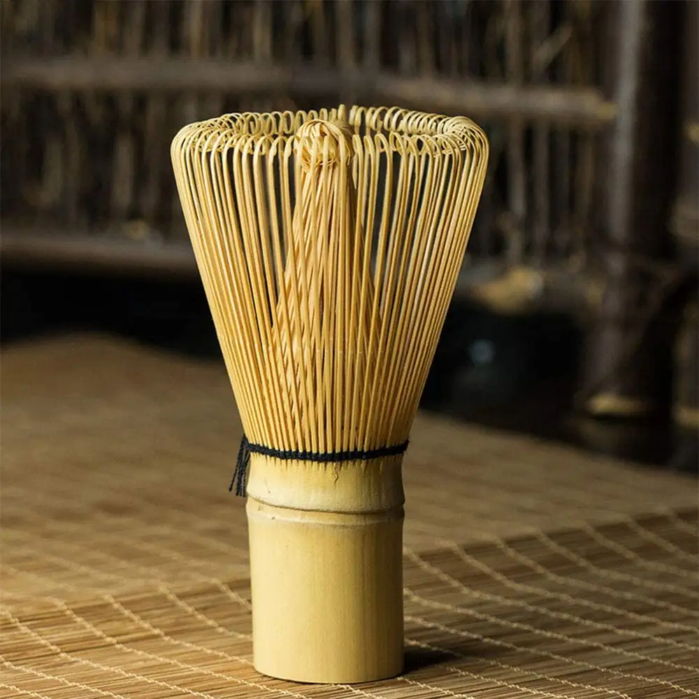 Stokta el yapımı japon yeşil çayı matcha çırpma hediye seti toptan OEM özel el yapımı bambu matcha çırpma bambu