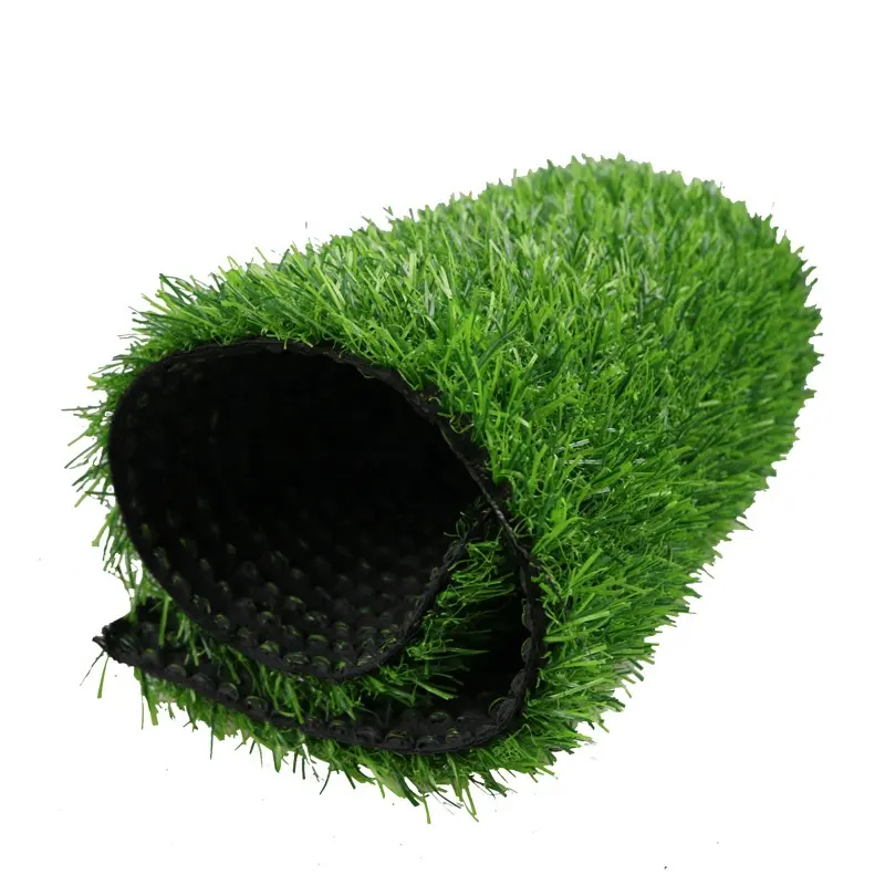 Lixin PE + PP prato artificiale in plastica verde erba sintetica prato simulato giardino per la decorazione